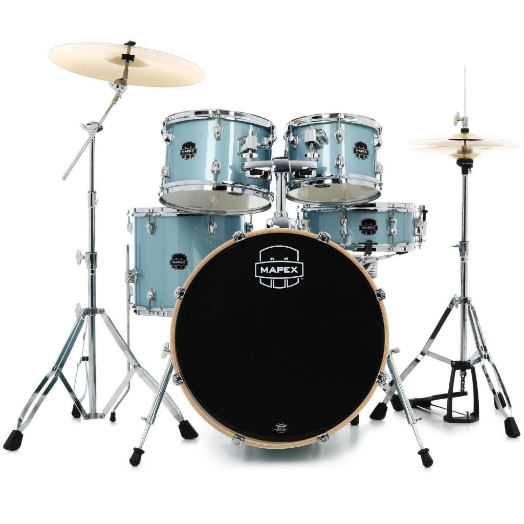 Drum Set MAPEX VENUS VE5294FT Aqua Blue Sparkle