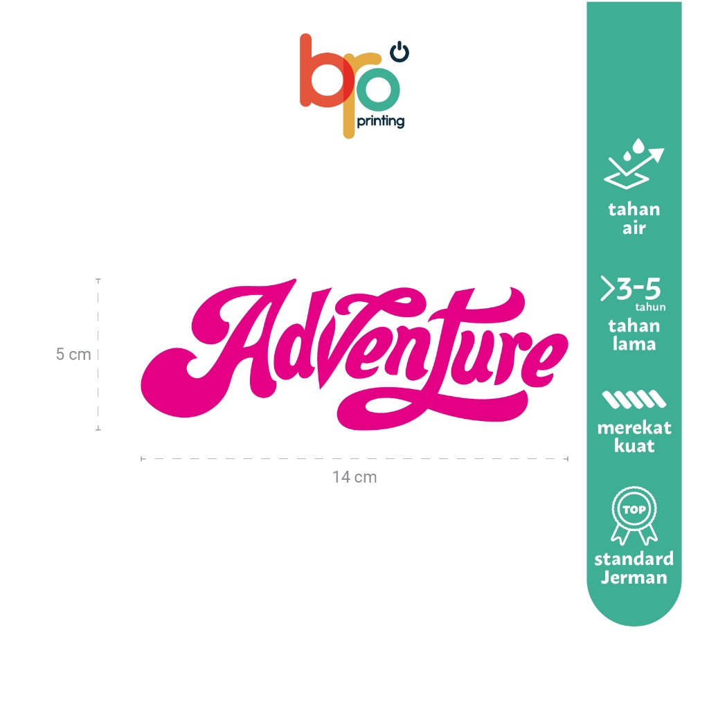 STIKER ADVENTURE CUTTING CUTING STICKER MOBIL MOTOR MURAH
