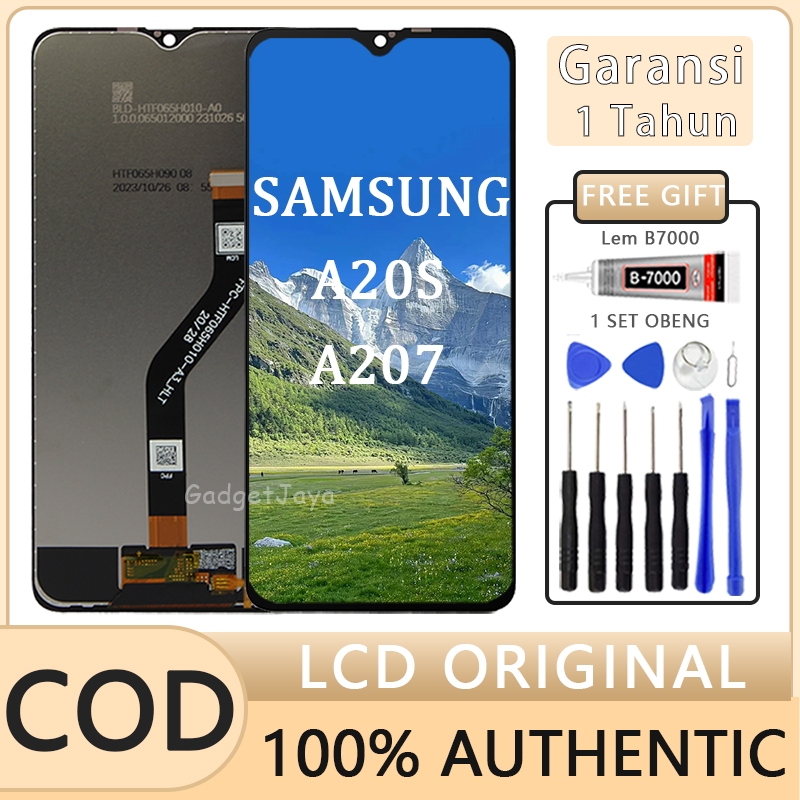 【Original 100%】 LCD TOUCHSCREEN FULLSET SAMSUNG A20S/A207 BIG GLASS  Original Quality/ORIGINAL100% LCD/copotan (12 months warranty)