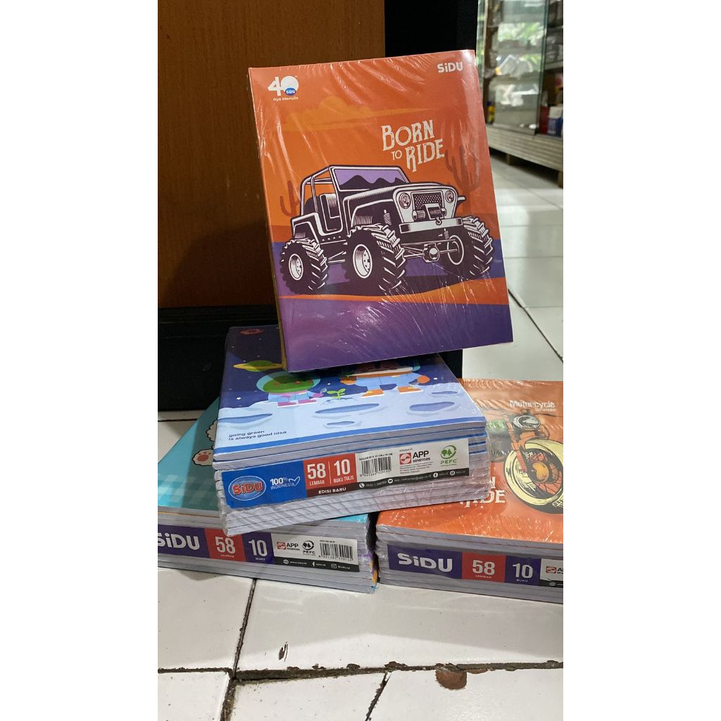 

BUKU TULIS SIDU 58 LEMBAR 10 BUKU