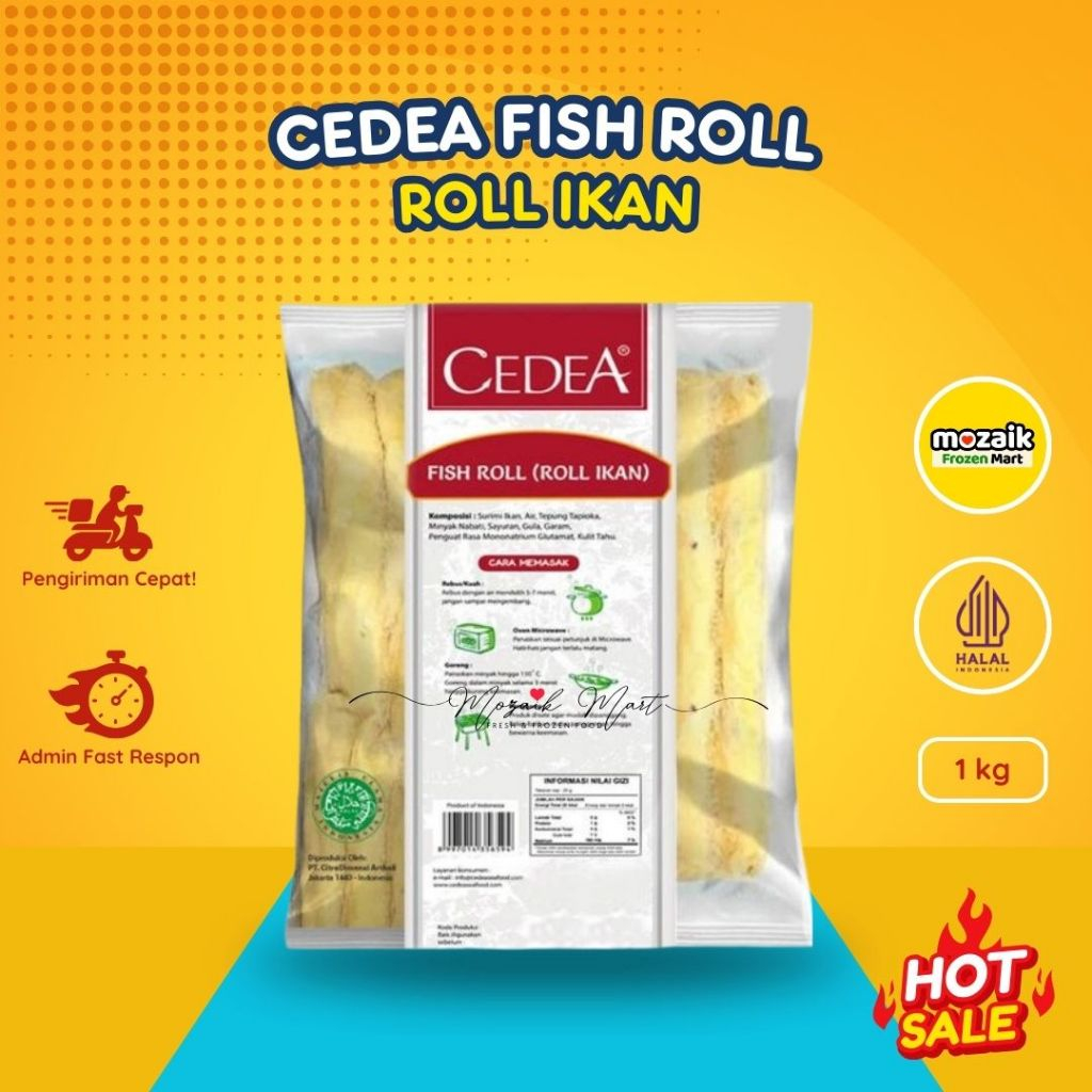 

Cedea Fish Roll Besar Frozen Mart Frozen Food Palembang 1 Kg