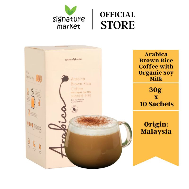

Signature Market Arabica Brown Rice Coffee 30g x 10 sachets