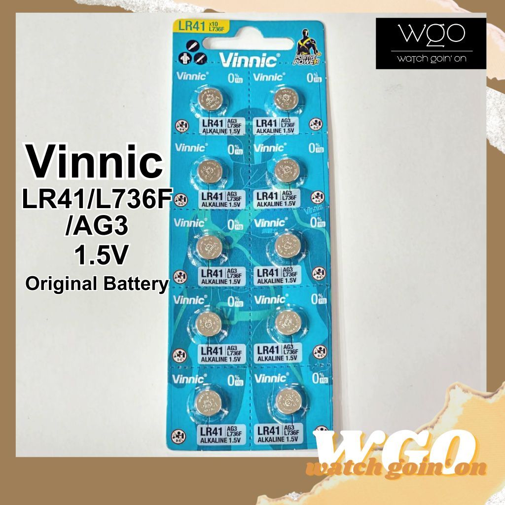 BATERAI VINNIC LR41/L736F/AG3