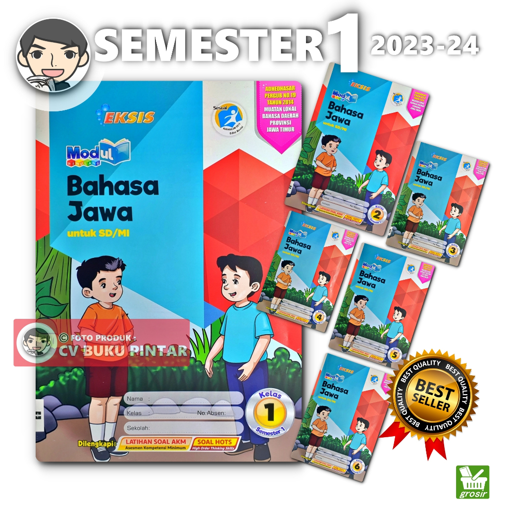 LKS BAHASA JAWA SD KELAS 1 2 3 4 5 6 K13 | EKSIS