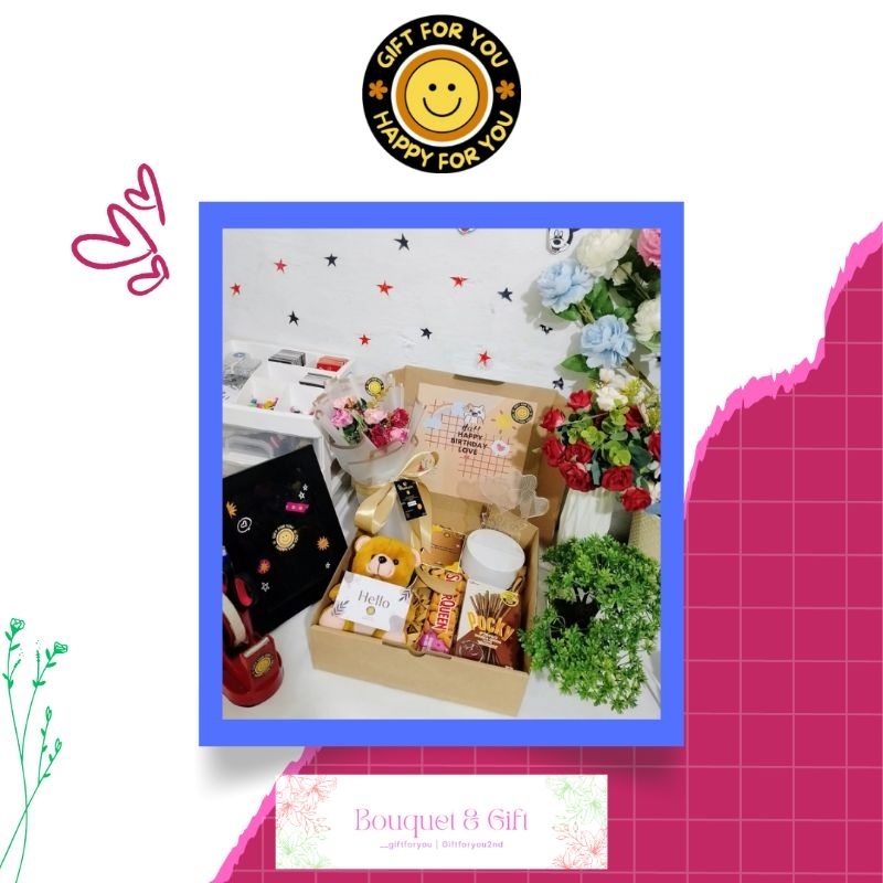 

Giftbox/kadobox/kado/kadoulangtahun/kadoulangtahuncewek/birthdaygift/giftbirthday/wisuda/wisudagift/kadomurah