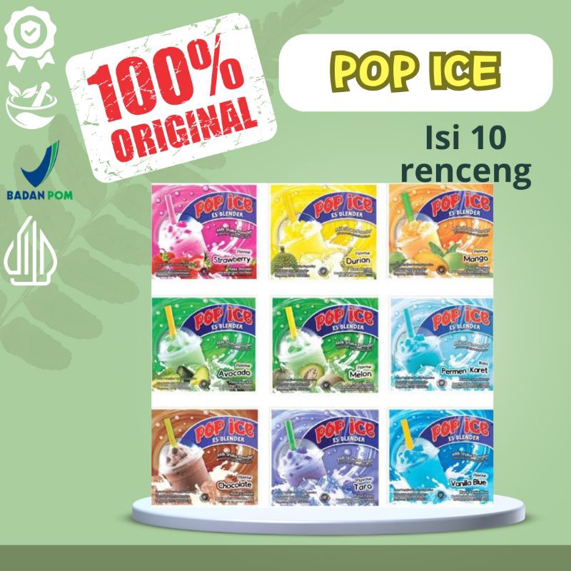 

Pop Ice 1 Renceng Isi 10 Saset Murah Lengkap