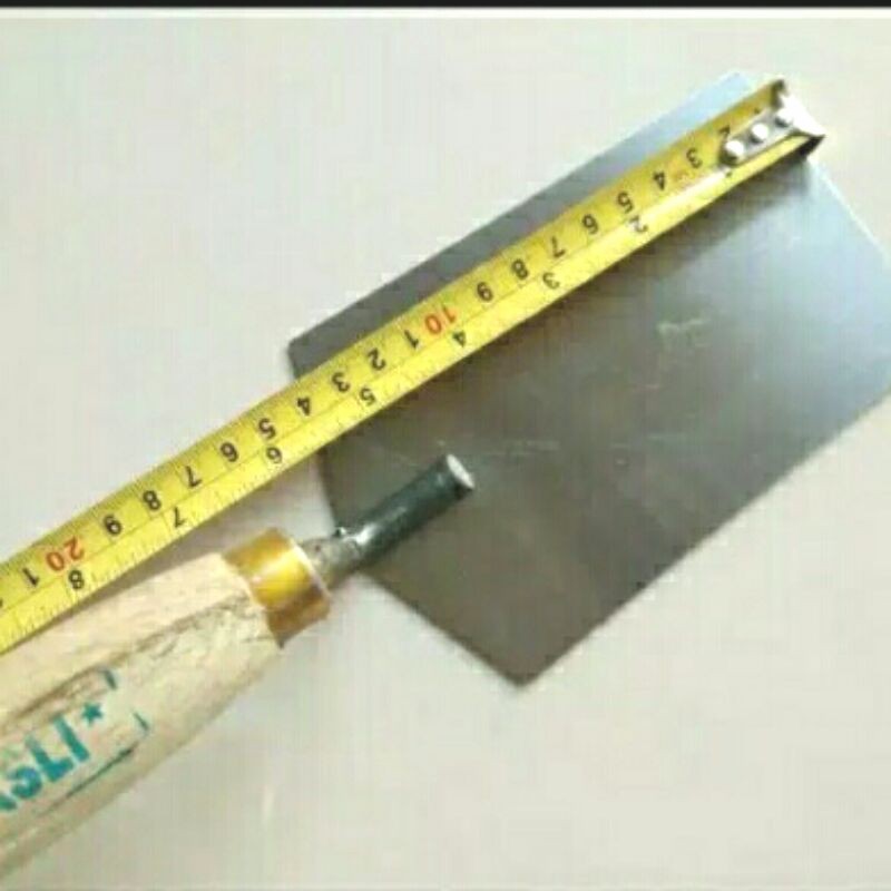 CETOK KOTAK / SENDOK KOTAK  SEMEN GALUR ASLI uk 18 cm sendok semen kotak Bangunan