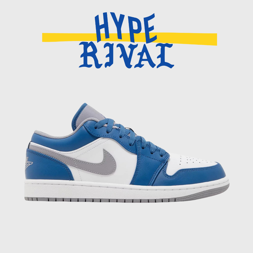 Air Jordan 1 Low True Blue (100% Original)