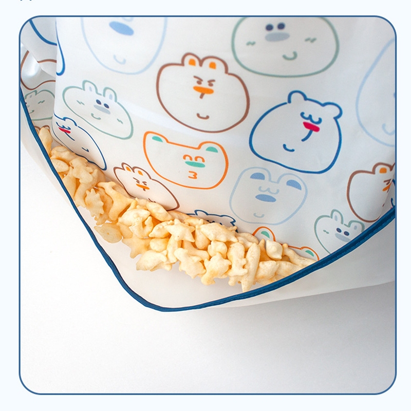 RB22 ULTRA Celemek Makan Bayi Waterproof Anti Air Anak Lengan Panjang Bib Baju BLW Bagus Lucu