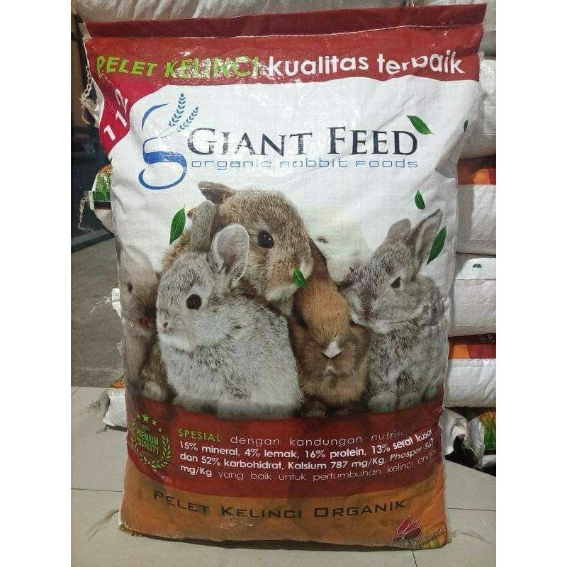 Pakan pelet kelinci giant Feed 1kg