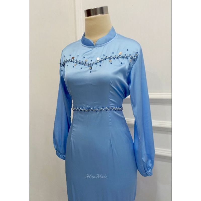 HanMode Bridesmaid Dress, Gaun Bridesmaid polos, Dress kondangan, dress pesta, dress hijab, dress pr