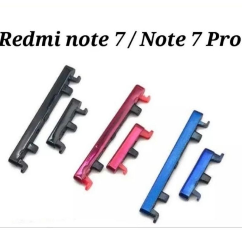 Tombol luar Onoff Volume Redmi Note 7/Note 8 Tombol Power Redmi Note 8/Note 7