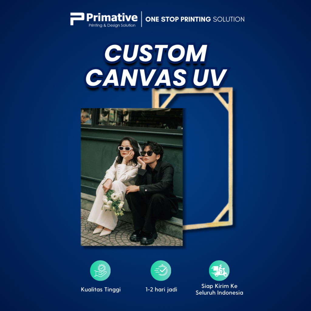 Cetak Foto Kanvas / Canvas Photo Print UV (Free Spanram)