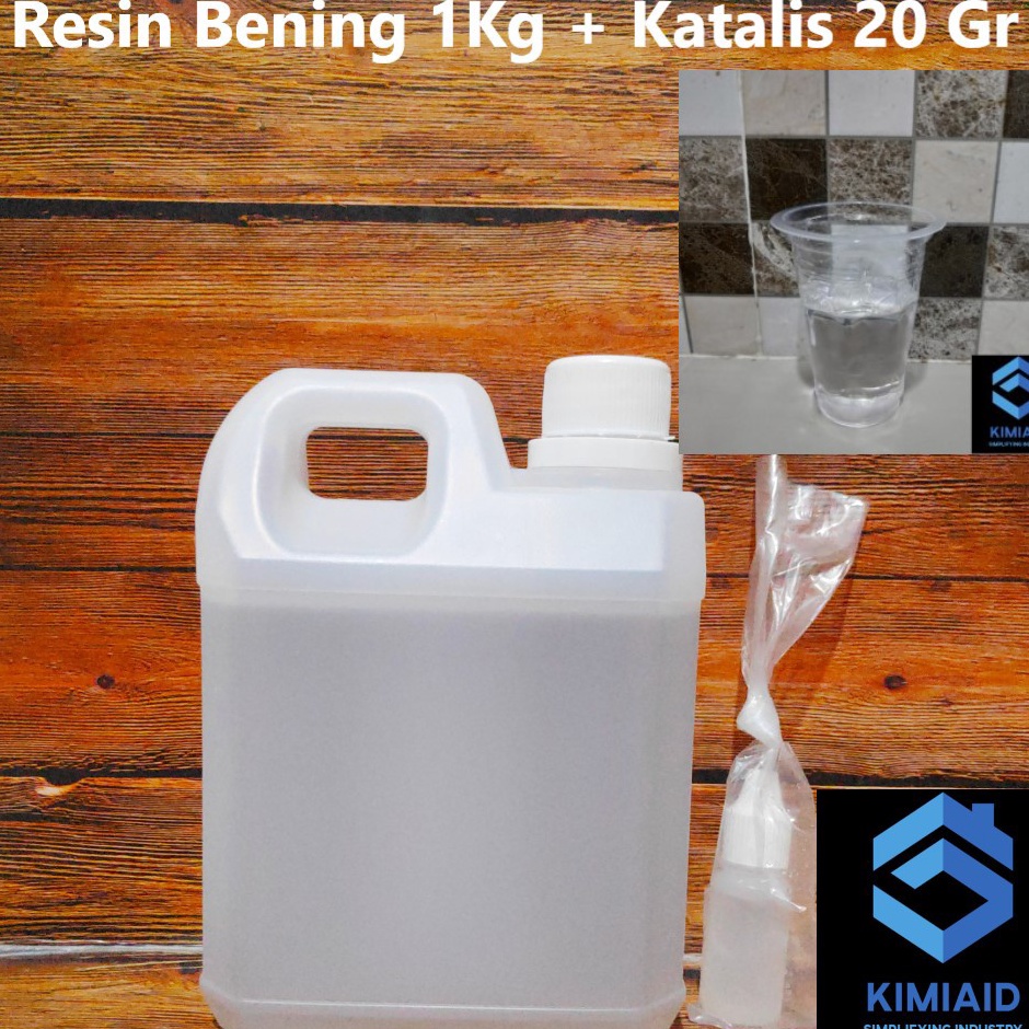 

ART M7R Resin Bening 1Kg Katalis 2 Gram Resin Bening Resin Polyester Unsaturated Polyester Resin