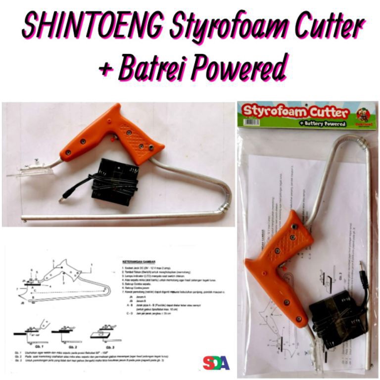 

ART P3Z7 Pemotong Styrofoam Shintoeng Sytrofoam Cutter Battery