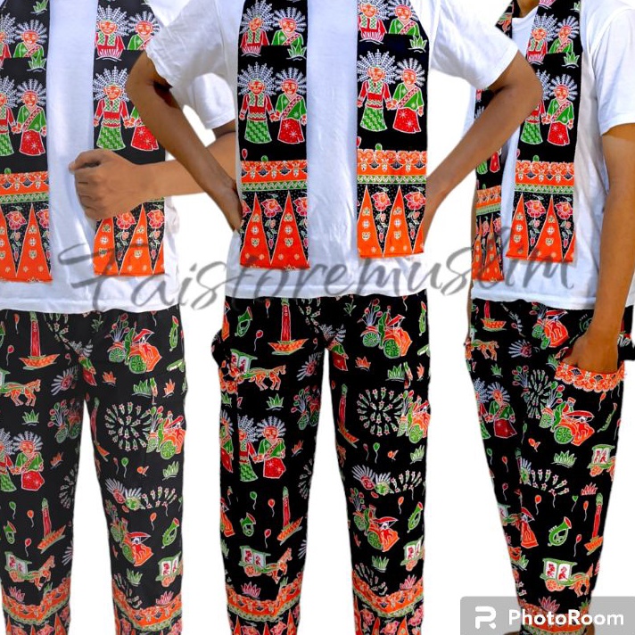 MEGA SALE Celana batik ondelondelCelana batik ondelondel Betawi dapat cukin premium