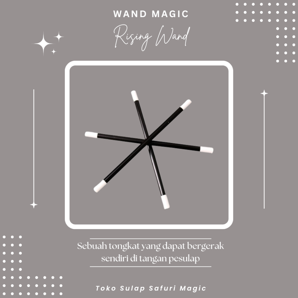 Alat Sulap Rising Wand - Tongkat Sulap - Sulap Tongkat Loncat - Toko Sulap