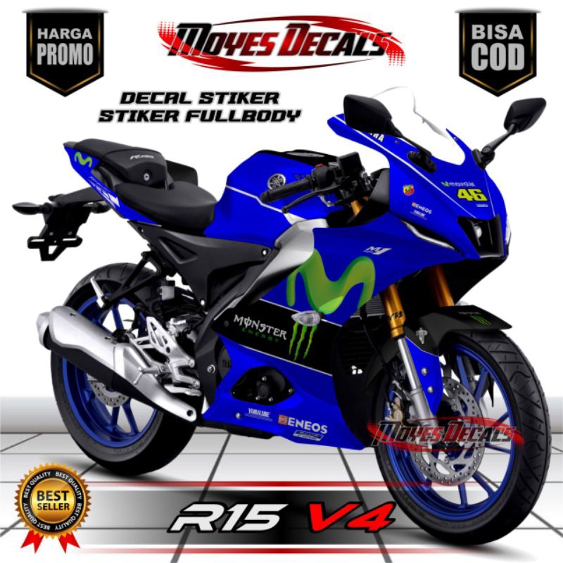 Decal Yamaha R15 V4 Full Body //Decal sticker Yamaha R15 V4 motif Eneos
