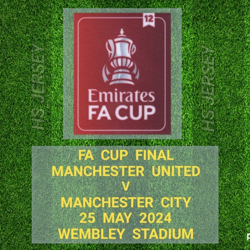 Set patch M YU FINAL FA CUP 2024 | Printing