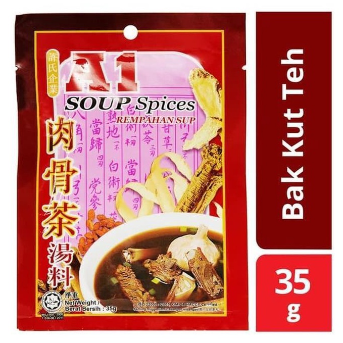 

Jangan Ketinggalan order A1 Soup Spices Bak Kut Teh 35gr Bumbu Sup Rempah Herb Spices 2F