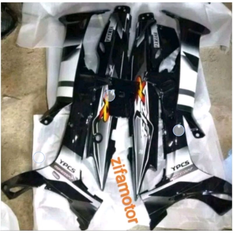 Full set body halus Yamaha fiz r FIZ R warna hitam