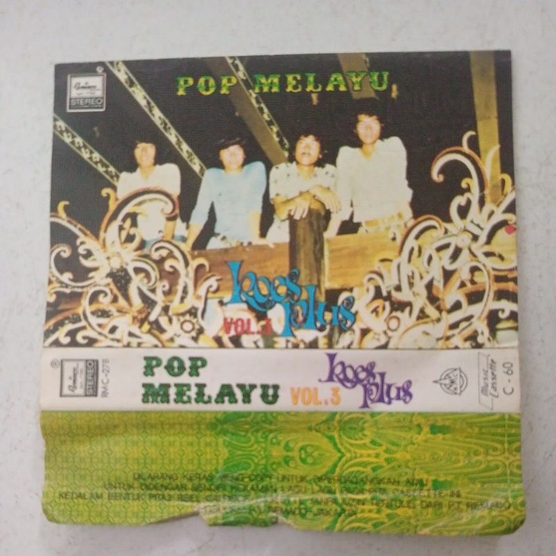 Kaset Pita Koes Plus Pop Melayu Vol.3