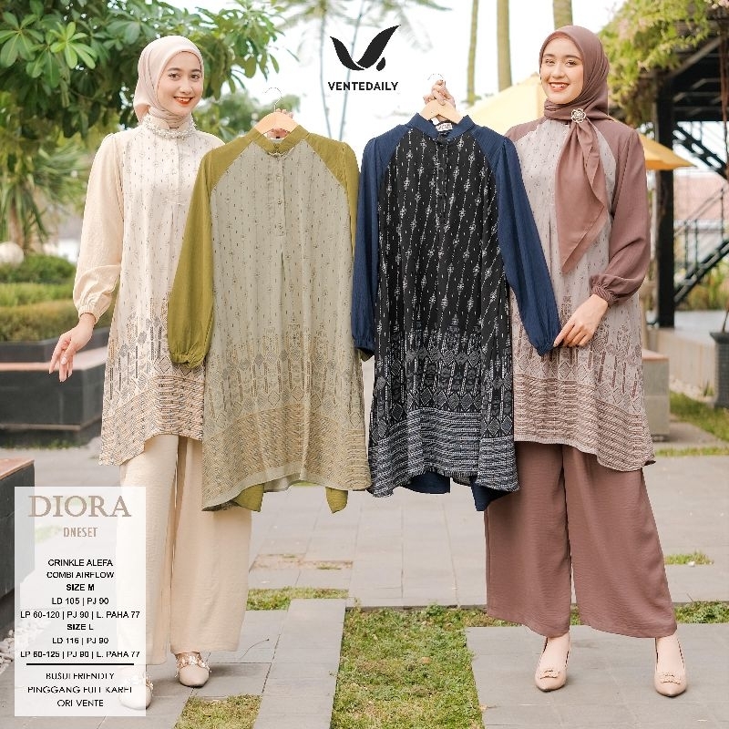 DIORA ONE SET BY VENTE DAILY MAT CRINKLE SIZE JUMBO BUSUI