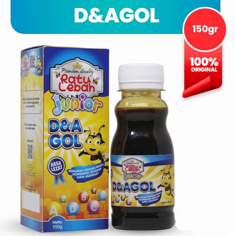 

Madu Anak Ratu Lebah Junior DHA GOLD 150ML PROMO BISA COD