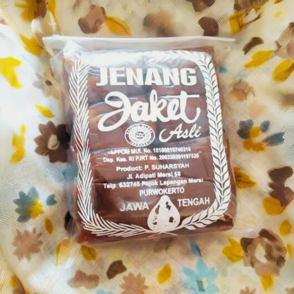 Jenang Ketan Jaket Khas Purwokerto Rasa Polos, Wijen