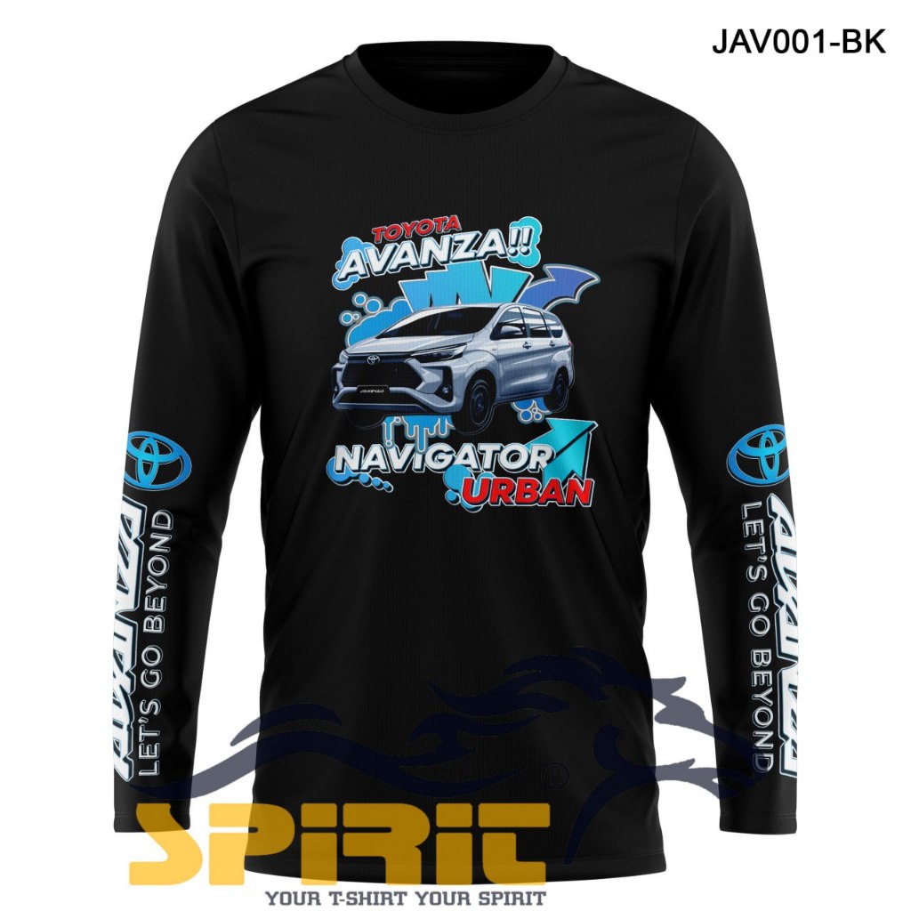 KAOS MOBIL TOYOTA AVANZA BAJU AVANZA BAJU KAOS MOBIL TOYOTA AVANZA LENGAN PANJANG Catton Kombat 24s