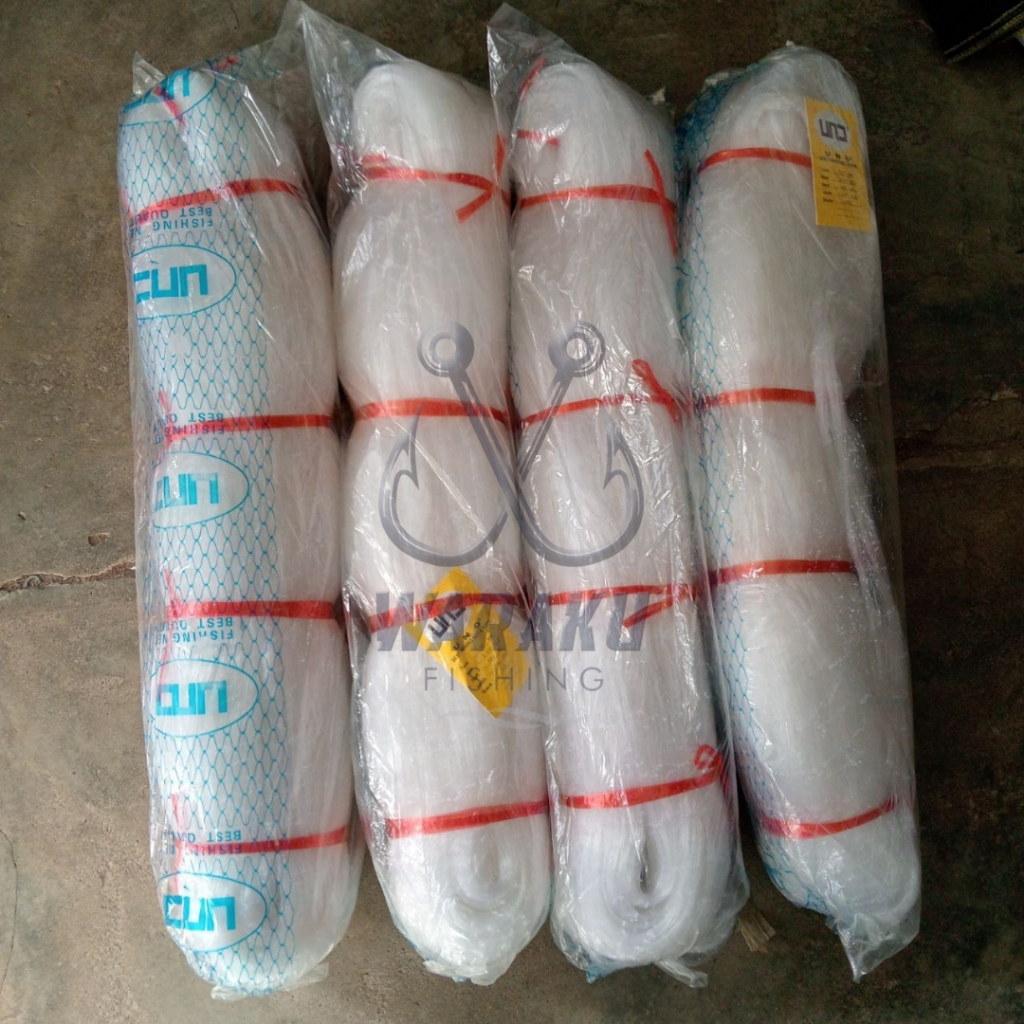 Jaring Ikan / Pukat UNO 0.30 Lubang 1-3/4 ~ 2-1/2 inch 100x100 TATE