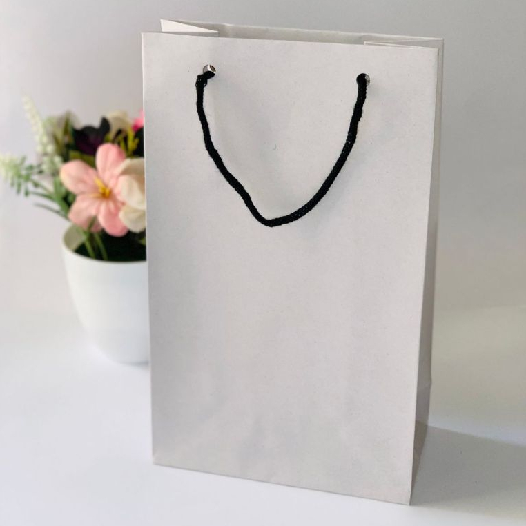 

Paper Bag Wafer Putih 15x8x25