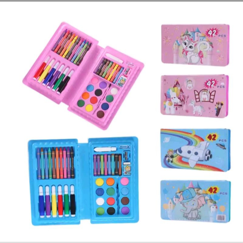 

CRAYON MEWARNAI 42PCS/CRAYON LUKIS ISI 42PCS/PENSIL WARNA ANAK MENGGAMBAR