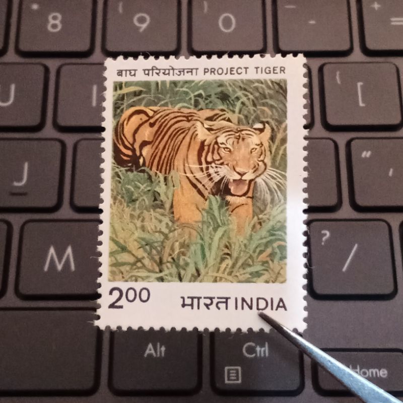 

Perangko India 2 Rupees Project Tiger Mint - Prangko