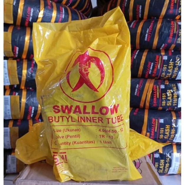 Ban Dalam Roda-3 SWALLOW 400/450-12 Untuk Motor Gerobak Angkutan Barang