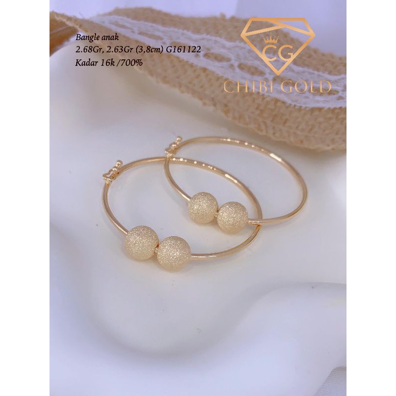 CHIBI GOLD - Gelang tinju anak emas 700 kadar 16k - chibigold