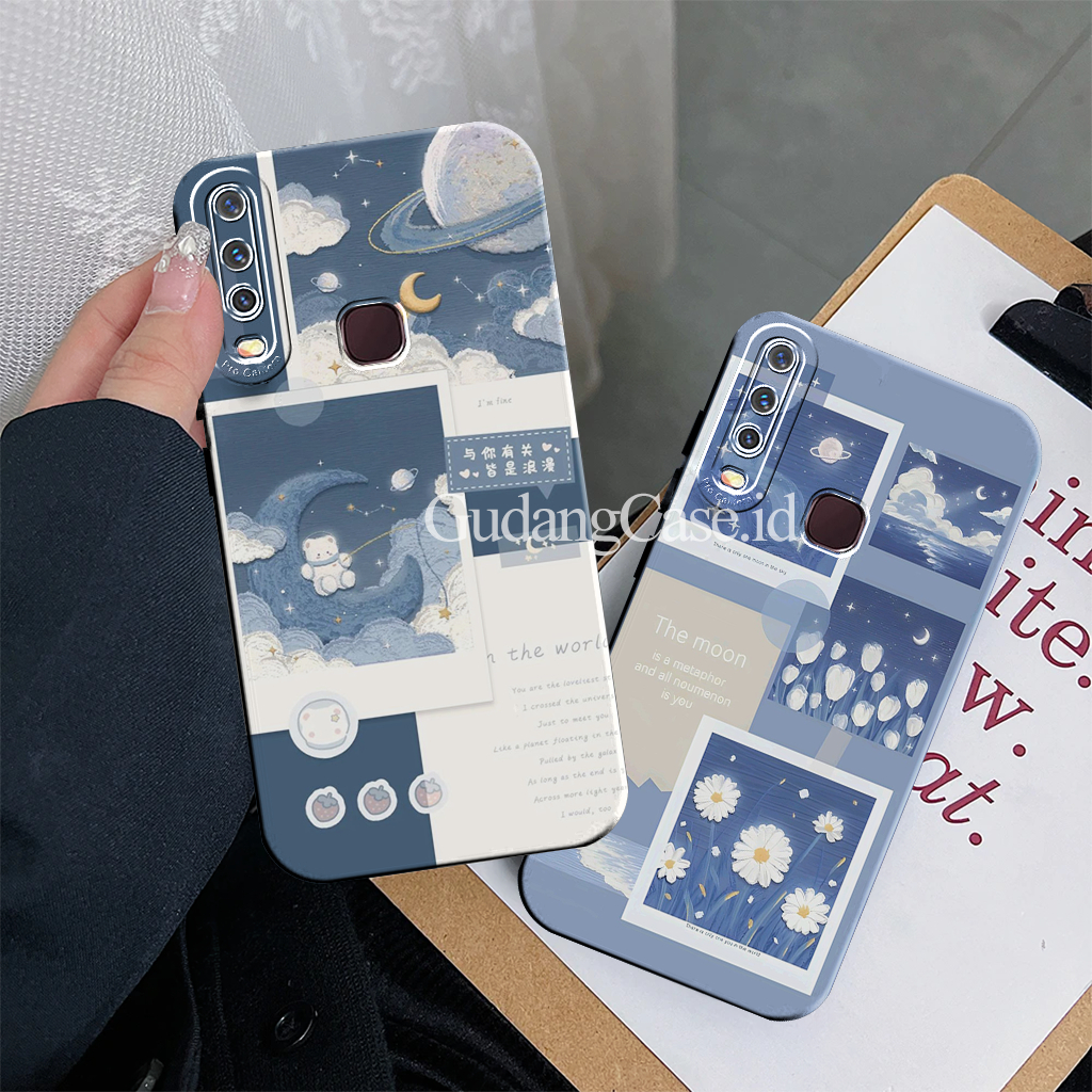 Case Vivo Y11/Y12/Y12i/Y15/Y17/Y19 Silikon Lentur Pelindung Kamera Motif Cute
