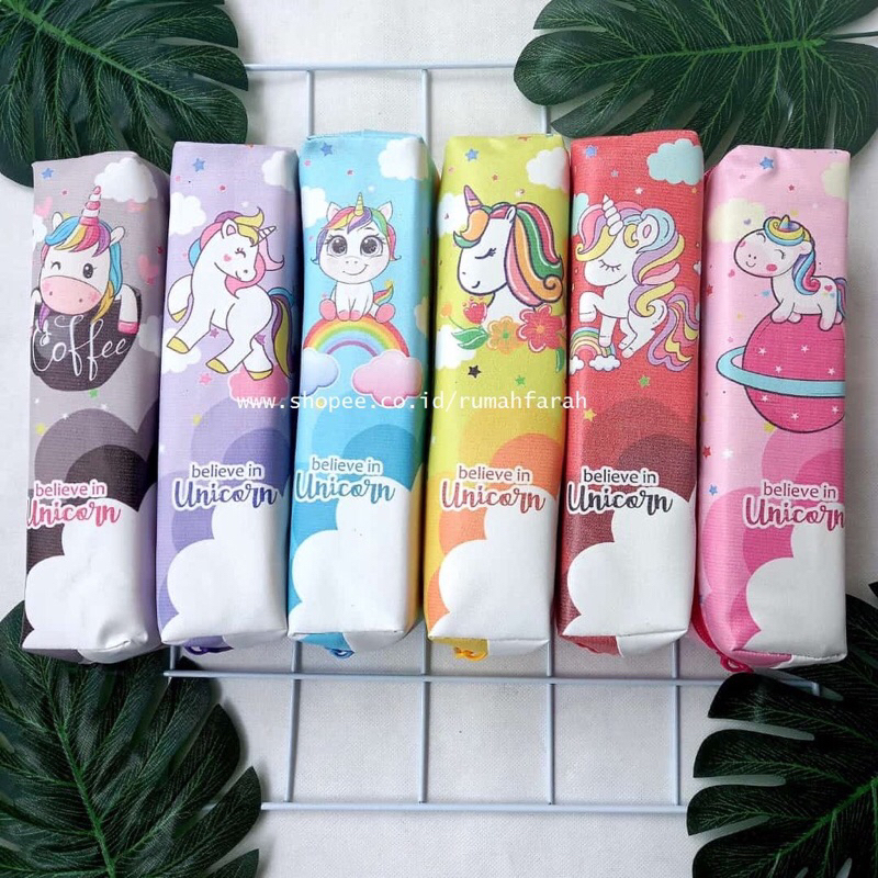 

Tepak Pensil Kotak Pensil MINI UNICORN Pencil Case