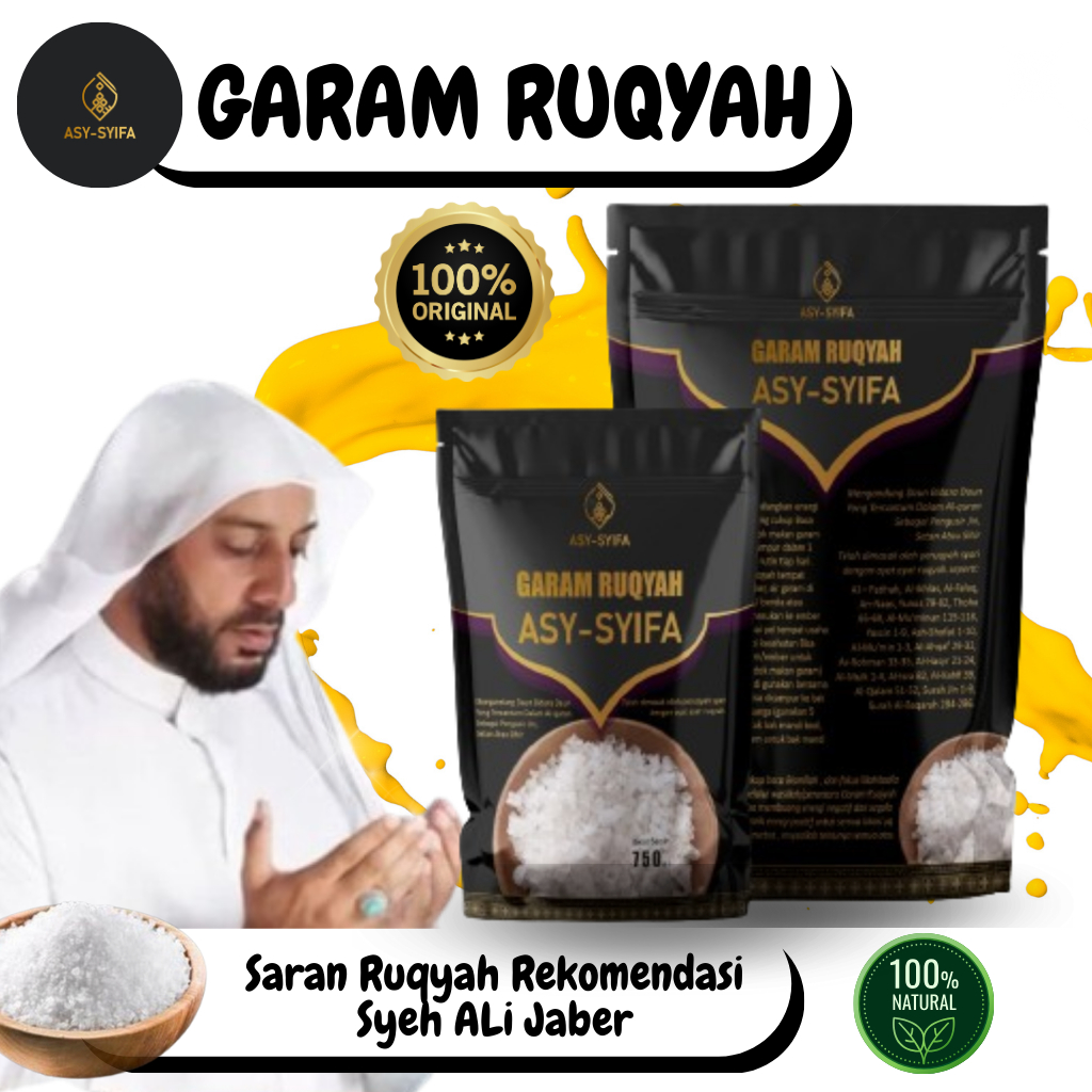 

Garam Ruqyah Ruwatan AsySyifa Original - Untuk Mengatasi Penyakit Non Medis