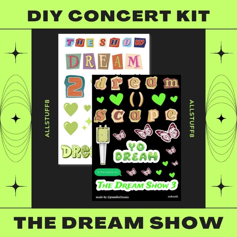 DIY Concert Kit - Sticker + Frame The Dream Show | NCT Dream