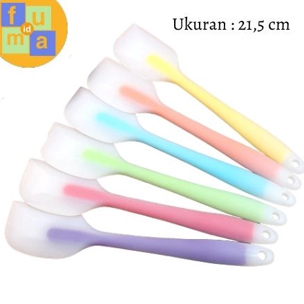 88 Spatula  Sodet Teflon Medium Solet Silicone Tahan Panas  21 CM  Food Grade