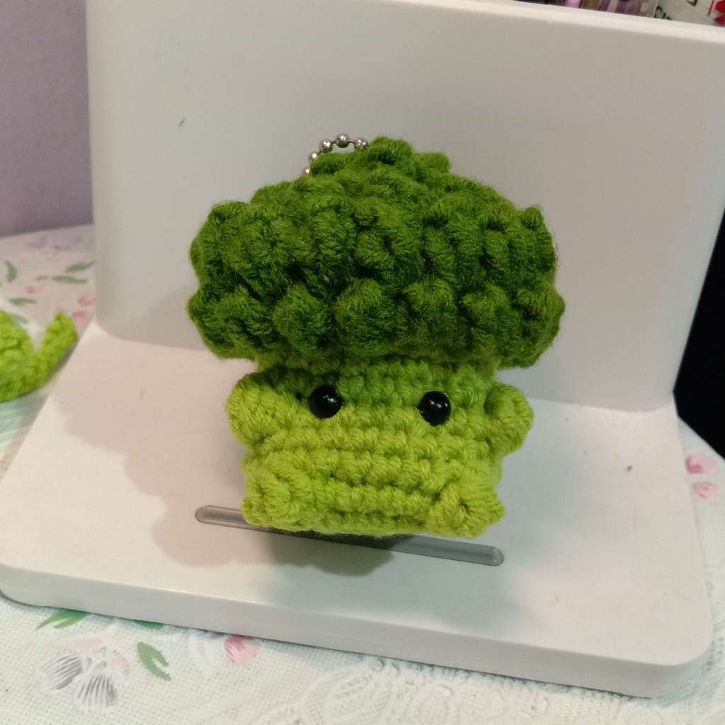 Gantungan kunci rajut brokoli | Keychain rajut brokoli | Amigurumi brokoli