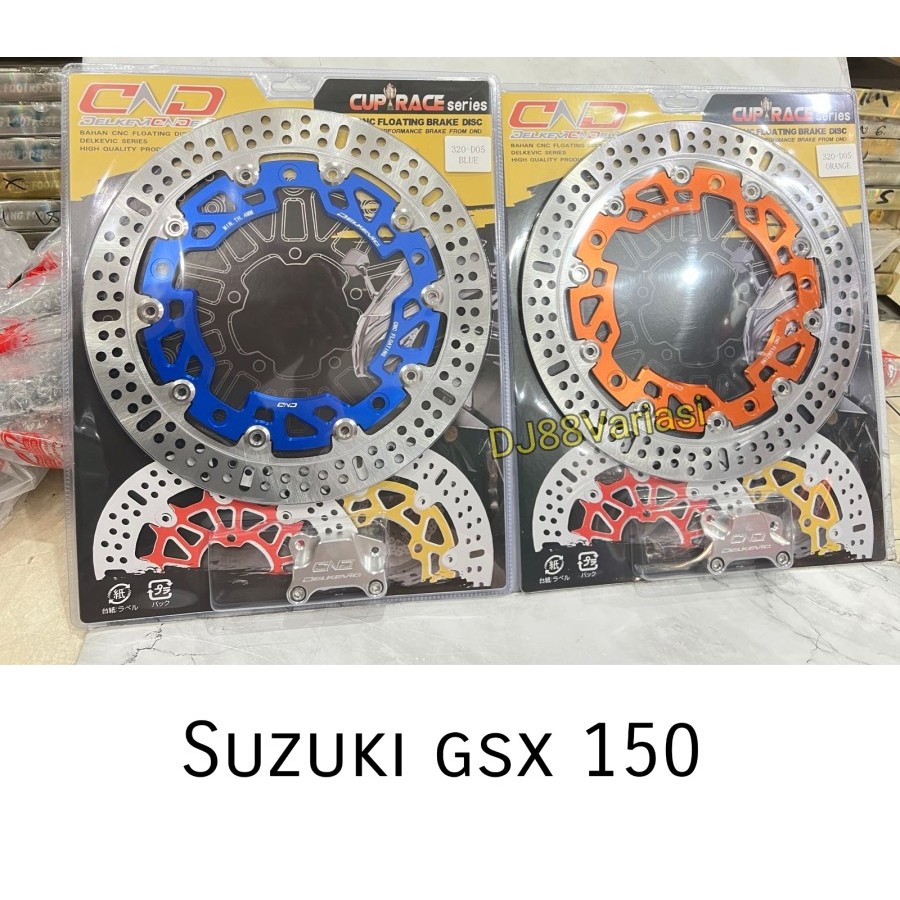 Cakram delkevic GSx 150 r gsx150s 320mm disc depan tapak lebar dnd