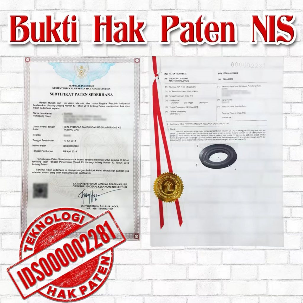 NEW NIS REGULATOR ROBOT RELEASE GAS (NI 0307 S) - TEKANAN RENDAH