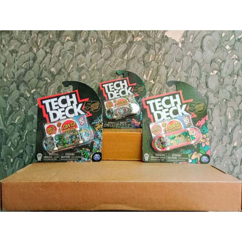 TECH DECK Fingerboard 50th Anniversary Santa Cruz Mix 2 Series Set - 2024