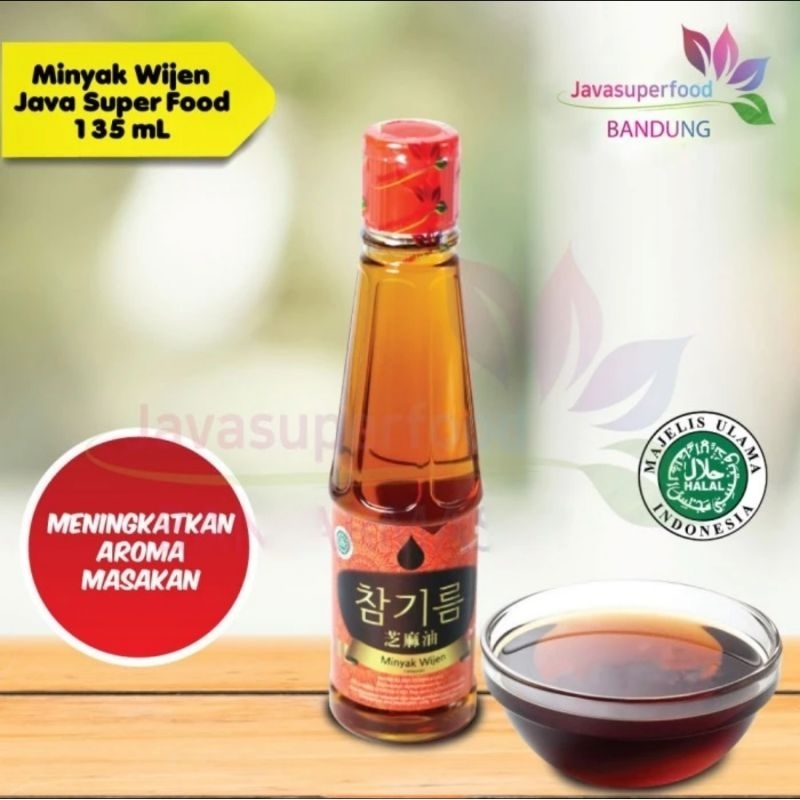 

MINYAK WIJEN JAVA SUPER FOOD 135 ml / SESAME OIL JAPAN