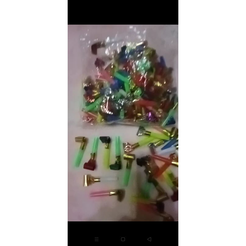 Mainan Terompet Tiup Mainan Kertas Tiup Julur Lidah
