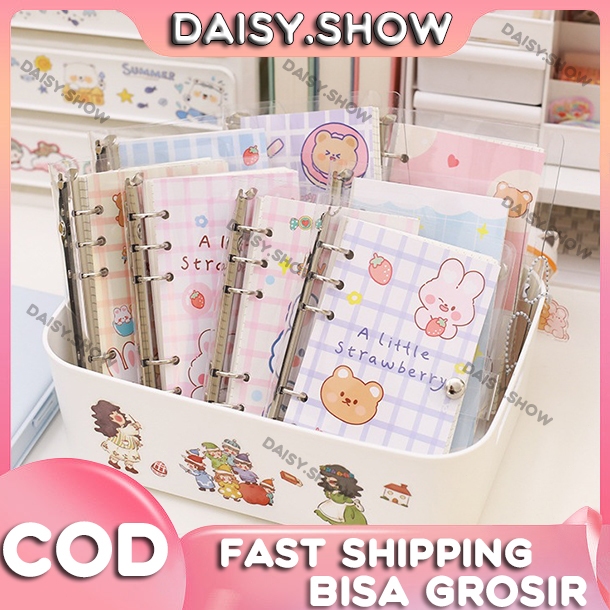 

Binder note A6 Cute Kelinci Buku catatan 100 lembar Notebook journal lucu