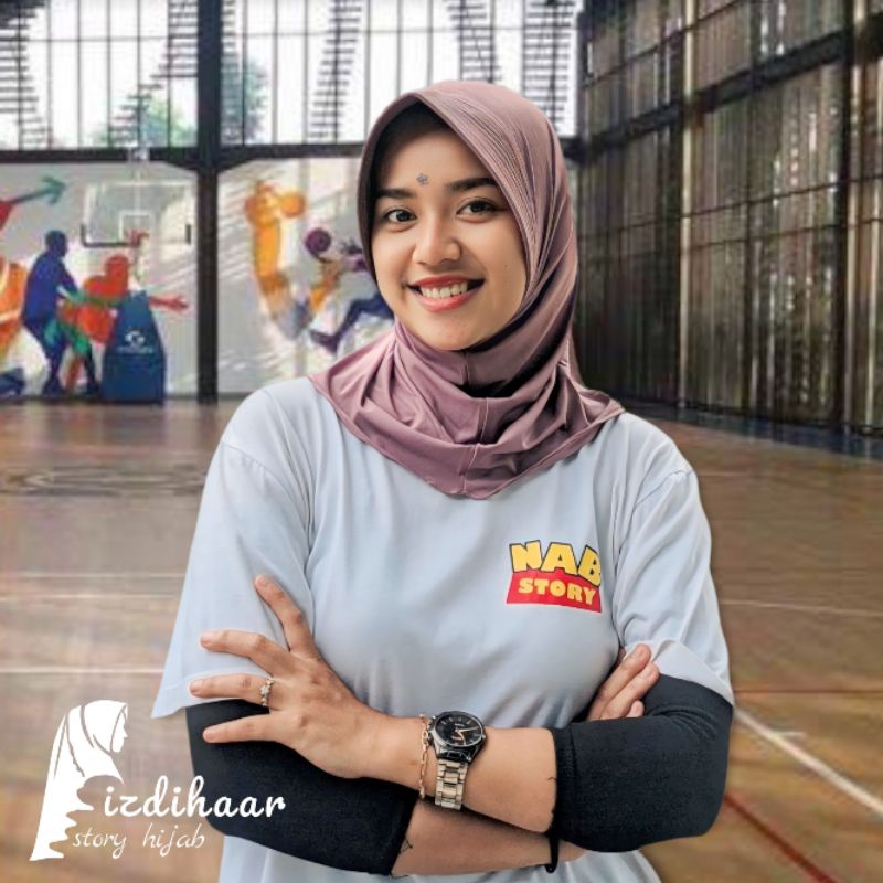 Hijab Sport Pet Kecil Sedada Anti Tembem Bahan Jersey Simple Nyaman Di Pakai Cocok Untuk Olahraga da