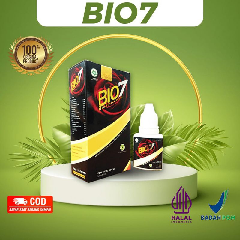 BIO 7 (BIO SEVEN) OBAT TETES,JAMU HERBAL ORIGINAL 100% BPOM